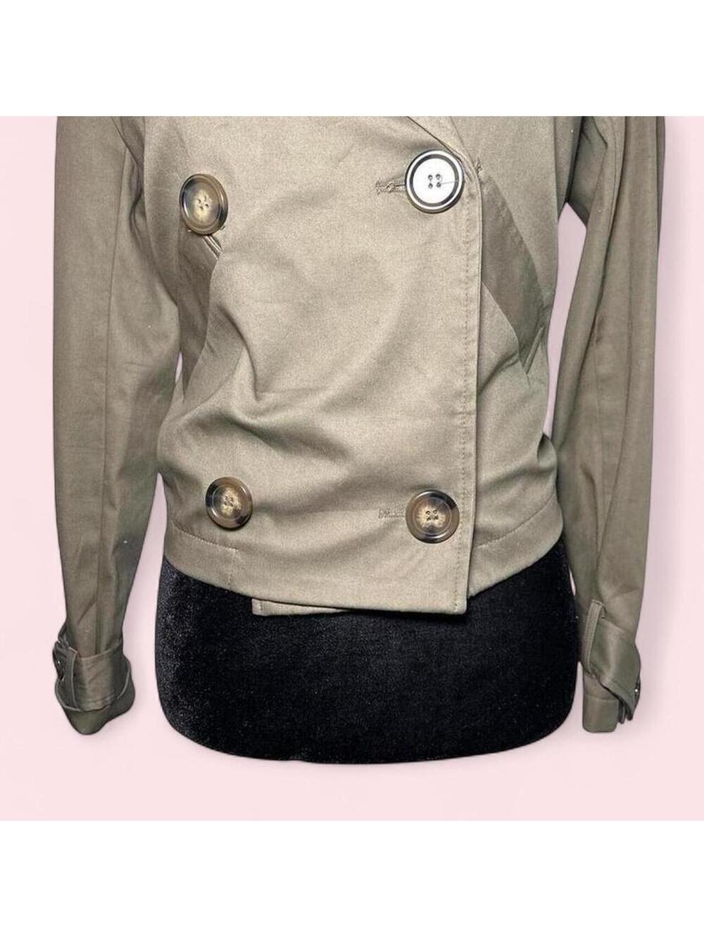 Vintage Y2K Shinestar Green Double Breasted Jacket Size Small - Picture 2 of 6
